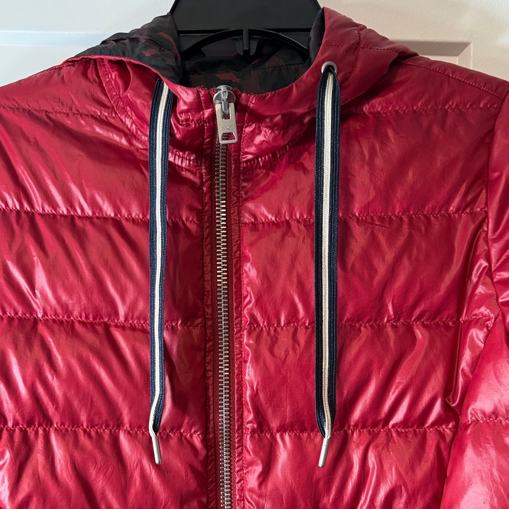 Coach Cherry Red Puffer Jacket - image 2